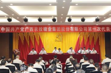 中國共產(chǎn)黨廣西農(nóng)投糖業(yè)集團股份有限公司第一次代表大會勝利召開