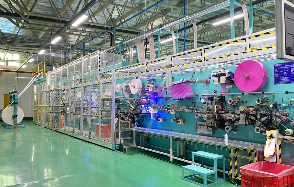 1683768852147979.jpg 舒雅大健康產業融合項目(一期)衛生巾及護墊生產線。韋洋攝.jpg